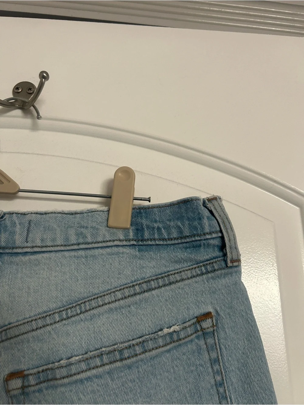 Abercrombie & Fitch The Baggy Short Mid Rise Denim Jorts Size 29/8 Chic 90s boho